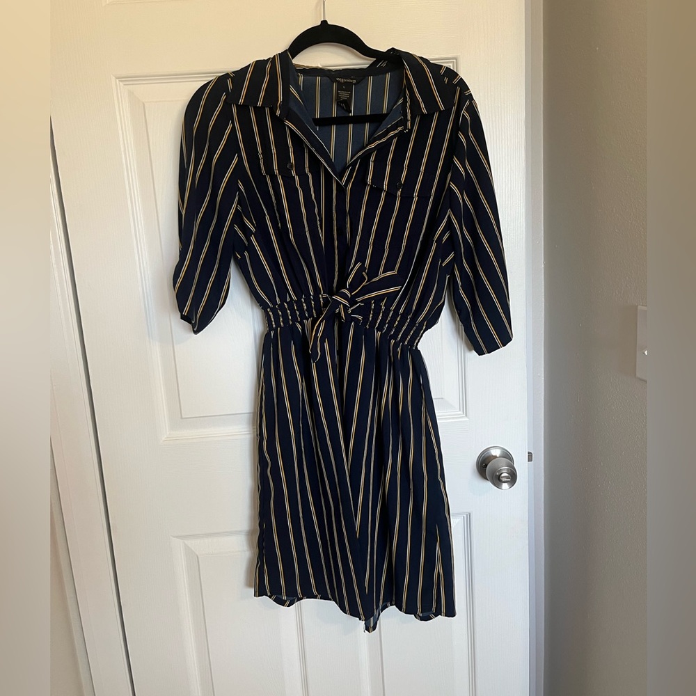 Millennium striped shirt dress Large